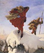 Ford Madox Brown Manfred on the Jungfrau Germany oil painting artist